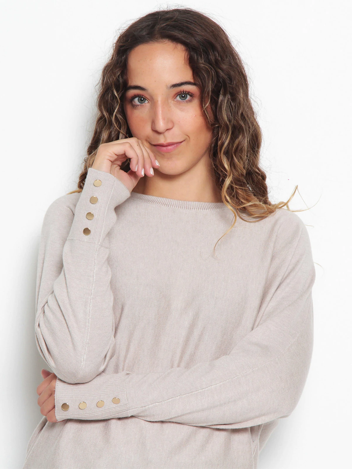 SWEATER MUJER WADOS ESCOTE REDONDO MANGA LARGA - 3