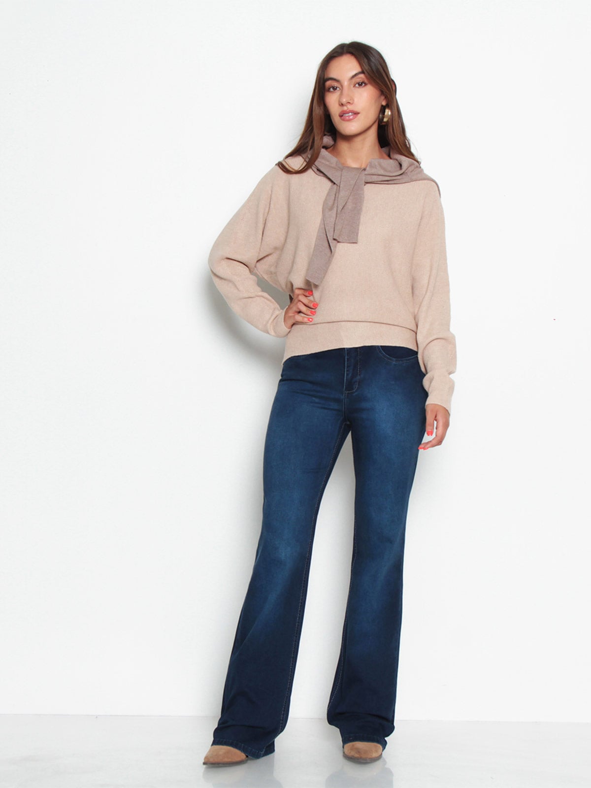 SWEATER MUJER WADOS ESCOTE REDONDO MANGA LARGA - 5