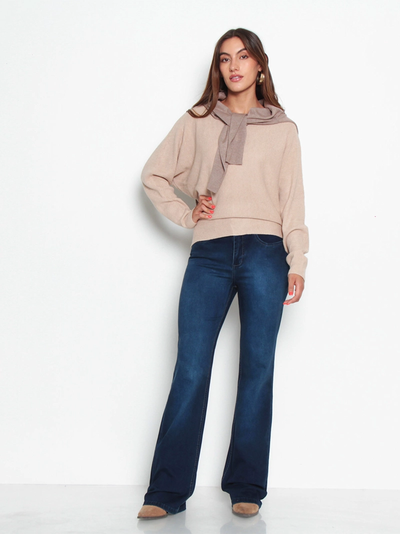 SWEATER MUJER WADOS ESCOTE REDONDO MANGA LARGA - 5