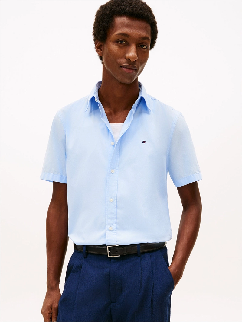 CAMISA HOMBRE TOMMY HILFIGER MANGA CORT ALGODÓN COLECCIÓN - 1