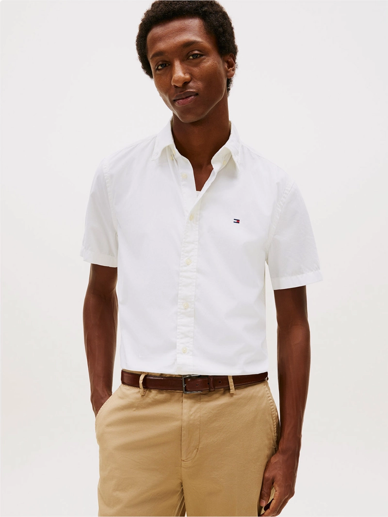 CAMISA HOMBRE TOMMY HILFIGER MANGA CORT ALGODÓN COLECCIÓN