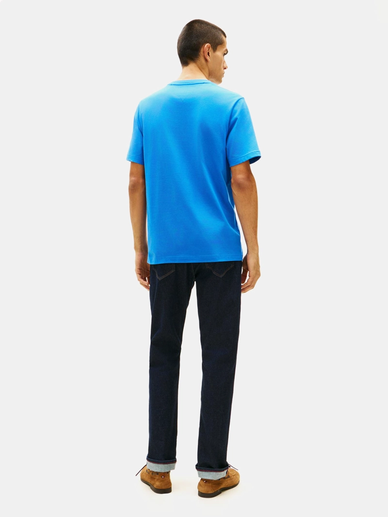 POLERA HOMBRE TOMMY HILFIGER MANGA CORTA REGULAR FIT ALGODÓN - 4