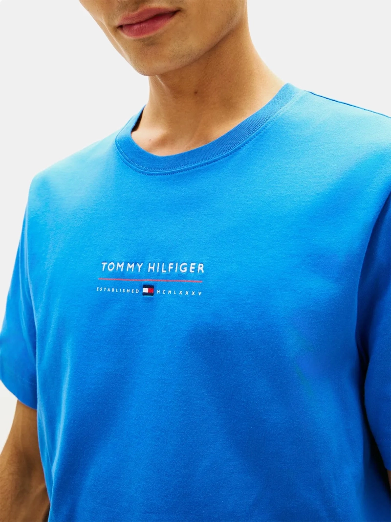 POLERA HOMBRE TOMMY HILFIGER MANGA CORTA REGULAR FIT ALGODÓN - 2