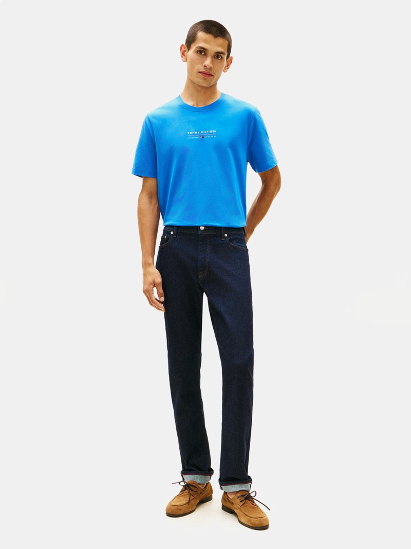 POLERA HOMBRE TOMMY HILFIGER MANGA CORTA REGULAR FIT ALGODÓN - 3