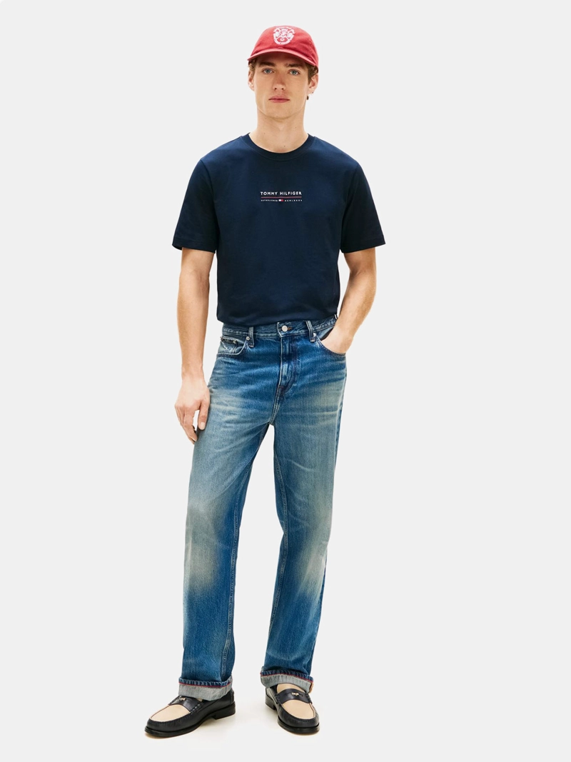POLERA HOMBRE TOMMY HILFIGER MANGA CORTA REGULAR FIT ALGODÓN - 2