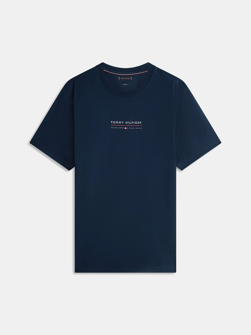 POLERA HOMBRE TOMMY HILFIGER MANGA CORTA REGULAR FIT ALGODÓN - 5
