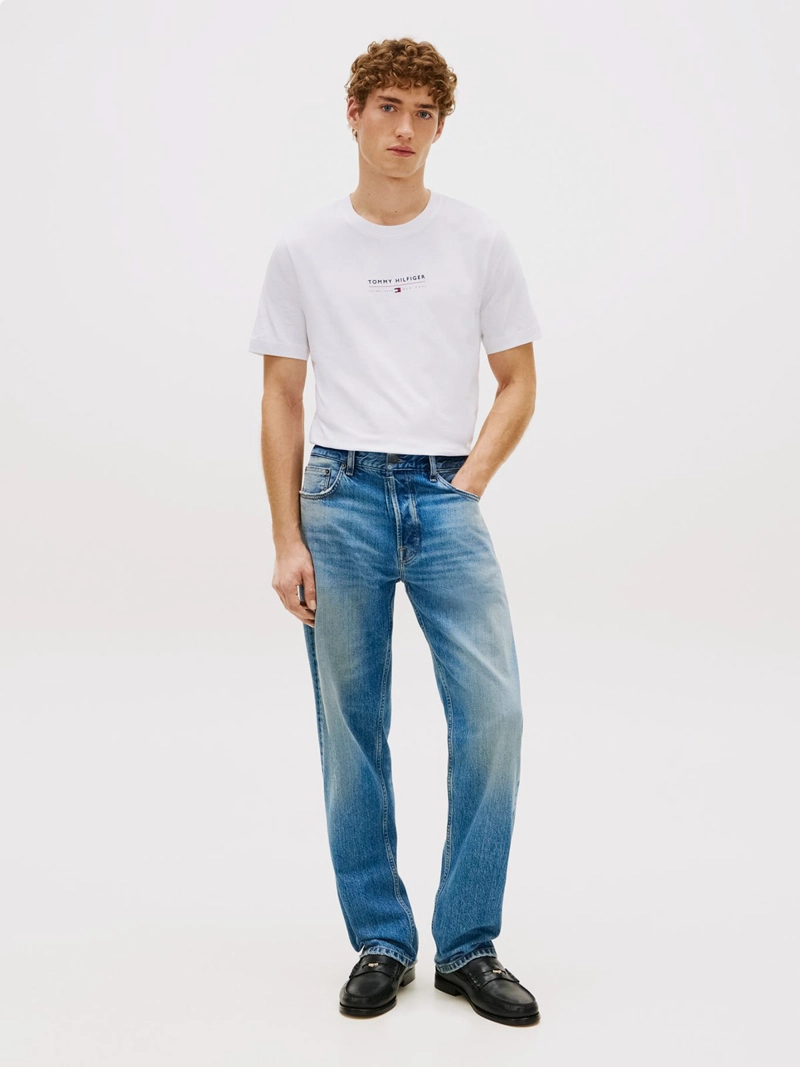POLERA HOMBRE TOMMY HILFIGER MANGA CORTA REGULAR FIT ALGODÓN - 2