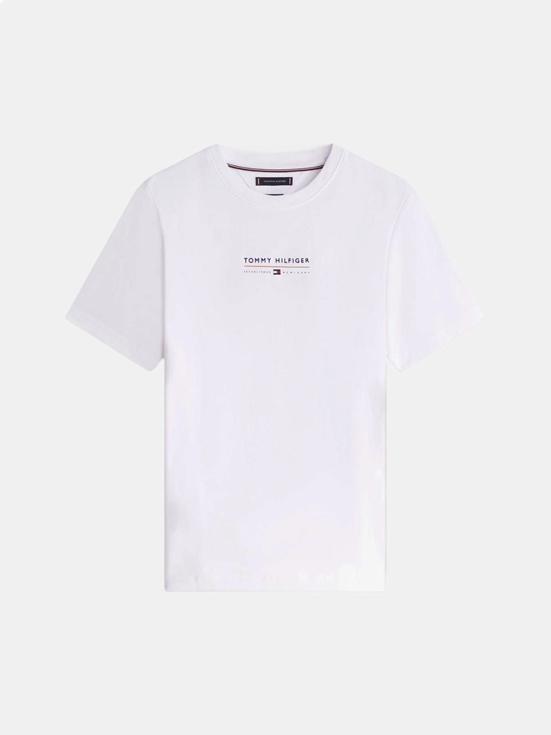 POLERA HOMBRE TOMMY HILFIGER MANGA CORTA REGULAR FIT ALGODÓN - 5