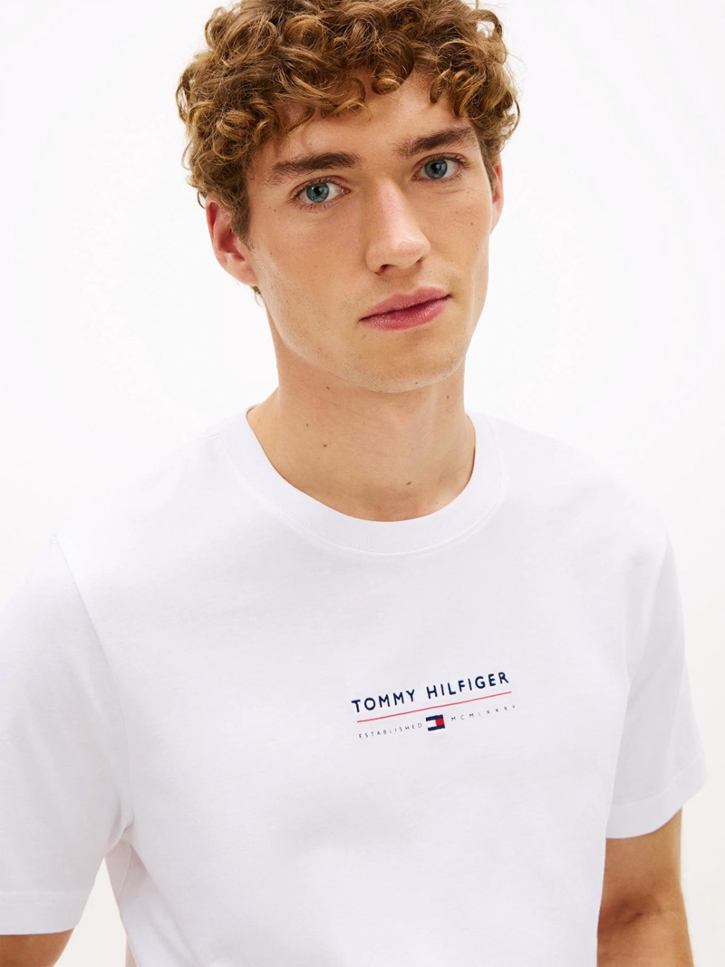 POLERA HOMBRE TOMMY HILFIGER MANGA CORTA REGULAR FIT ALGODÓN - 4