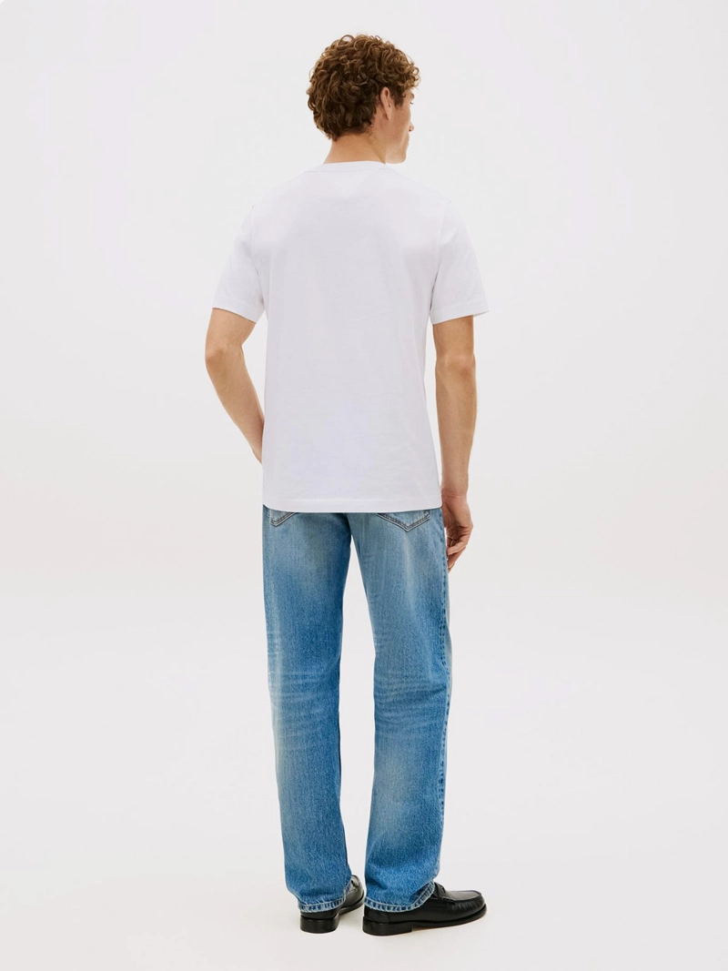 POLERA HOMBRE TOMMY HILFIGER MANGA CORTA REGULAR FIT ALGODÓN - 3