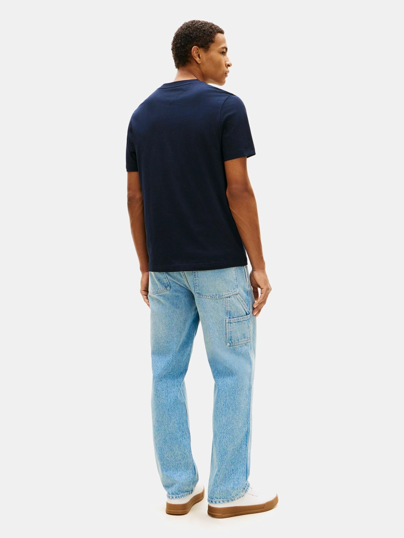POLERA HOMBRE TOMMY HILFIGER MANGA CORTA REGULAR FIT ALGODÓN - 4