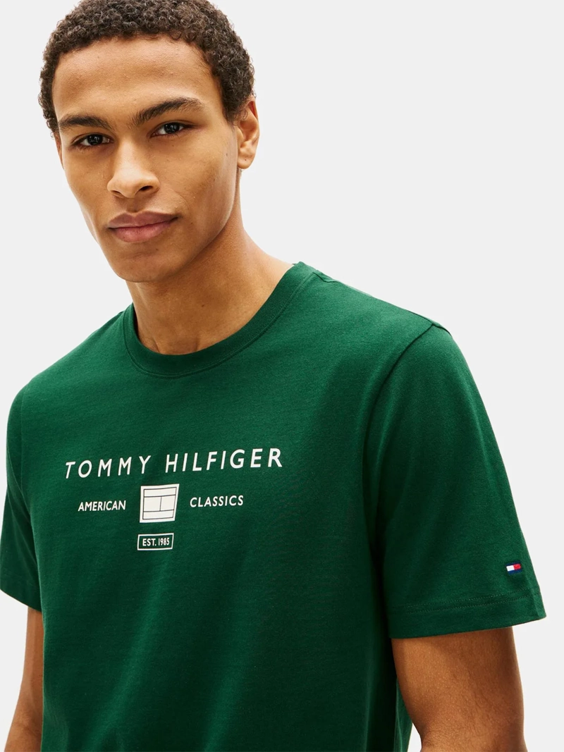 POLERA HOMBRE TOMMY HILFIGER MANGA CORTA REGULAR FIT ALGODÓN - 4