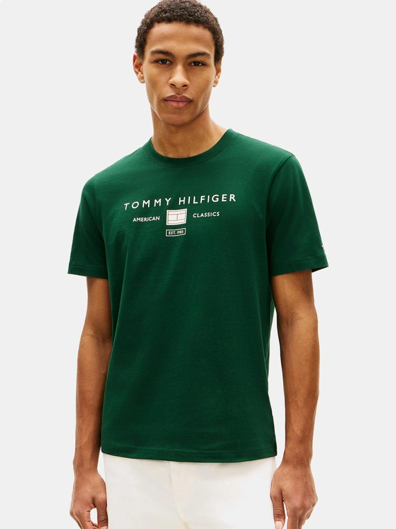 POLERA HOMBRE TOMMY HILFIGER MANGA CORTA REGULAR FIT ALGODÓN - 3