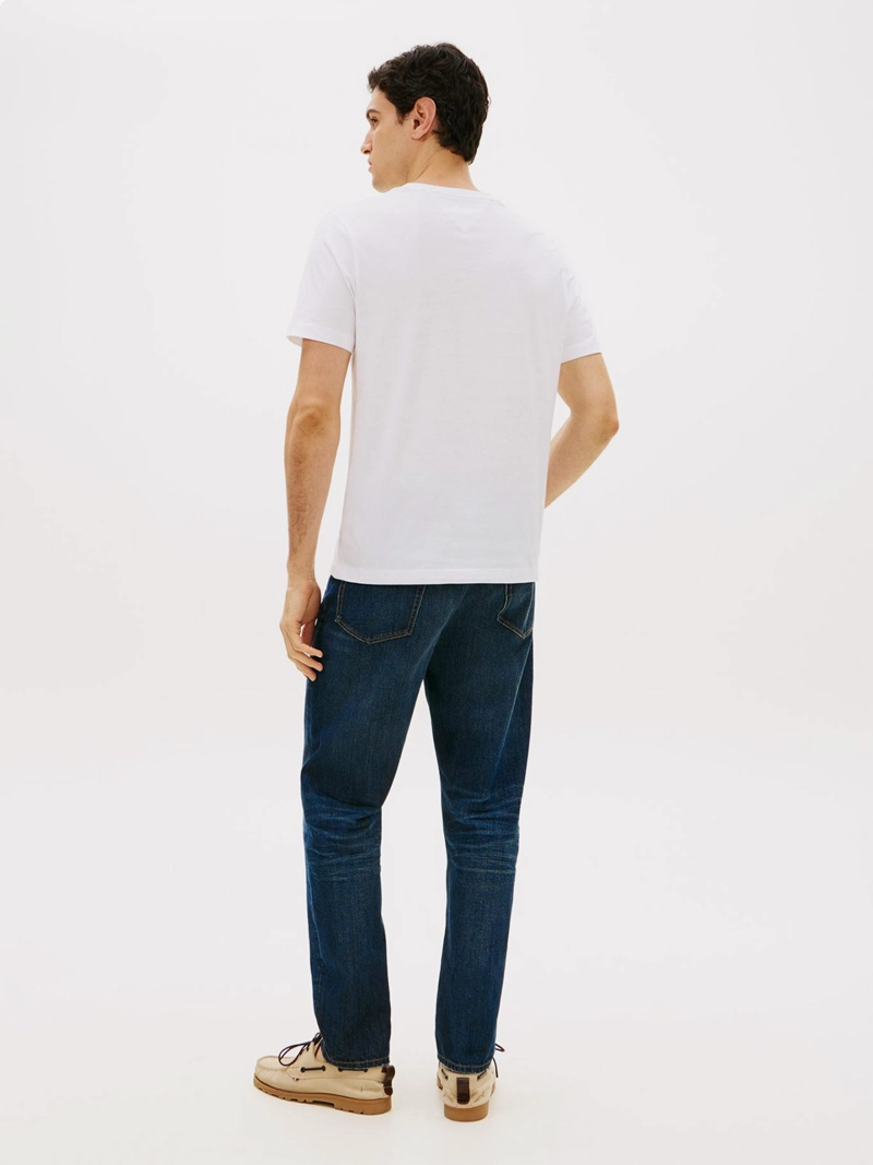 POLERA HOMBRE TOMMY HILFIGER MANGA CORTA REGULAR FIT ALGODÓN - 4