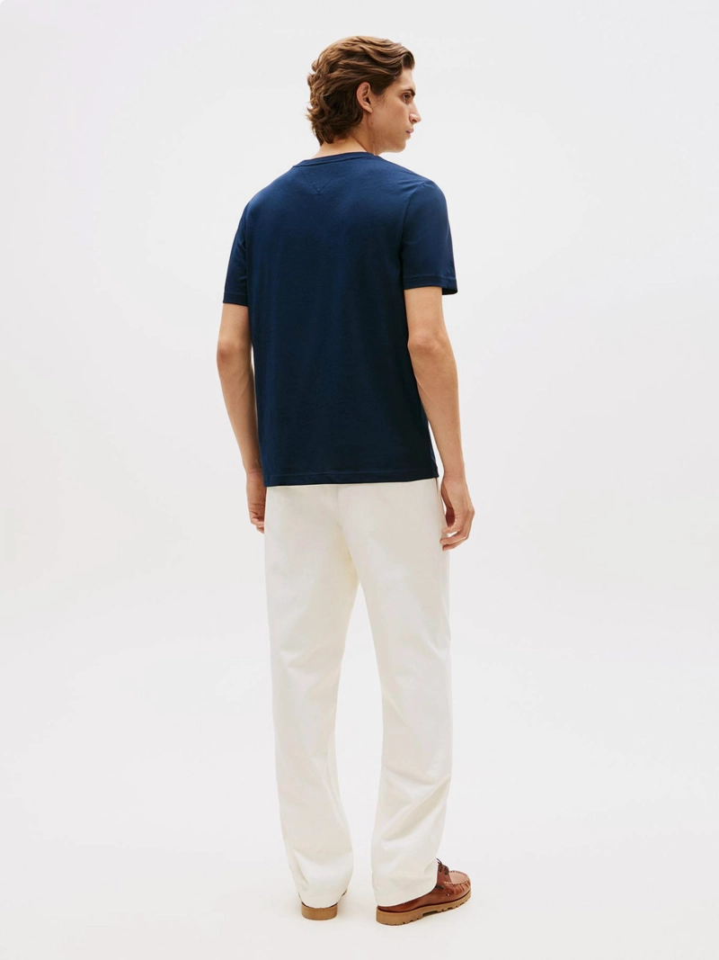 POLERA HOMBRE TOMMY HILFIGER ALGODÓN MANGA CORTA - 4