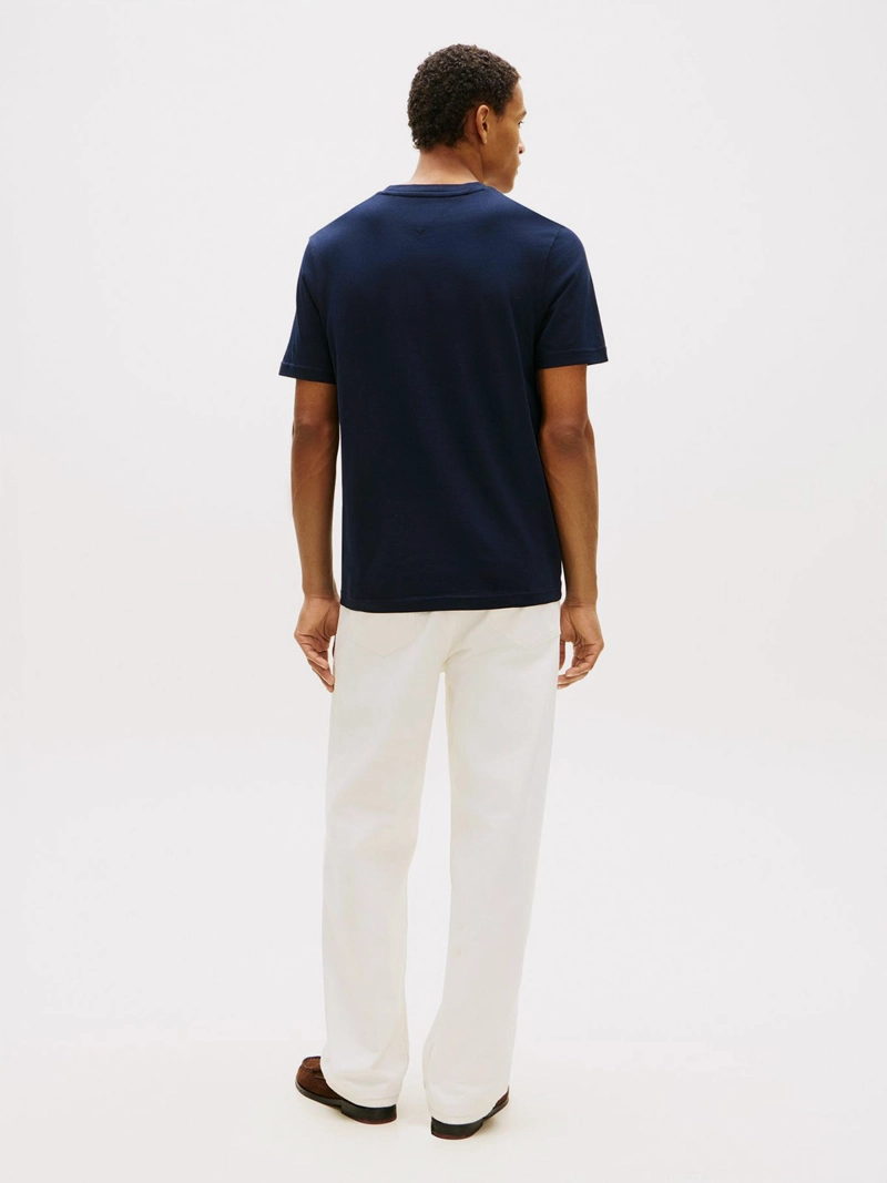 POLERA HOMBRE TOMMY HILFIGER ALGODÓN MANGA CORTA - 4