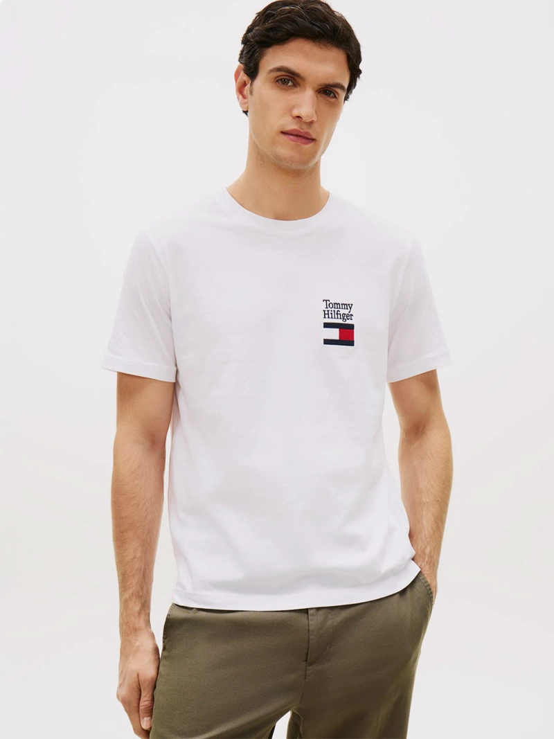 POLERA HOMBRE TOMMY HILFIGER ALGODÓN MANGA CORTA - 1