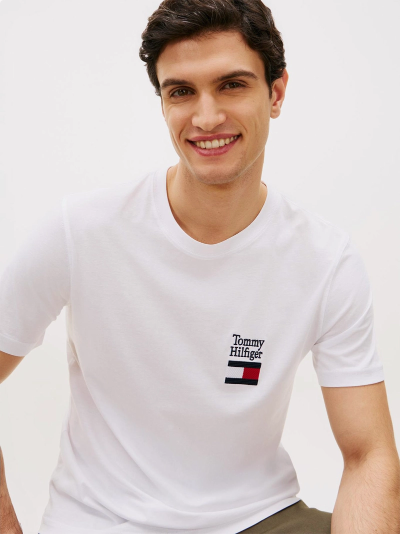 POLERA HOMBRE TOMMY HILFIGER ALGODÓN MANGA CORTA - 4