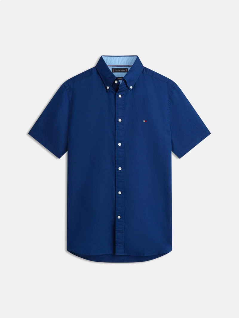 CAMISA HOMBRE TOMMY HILFIGER ALGODÓN LINO MANGA CORTA - 5