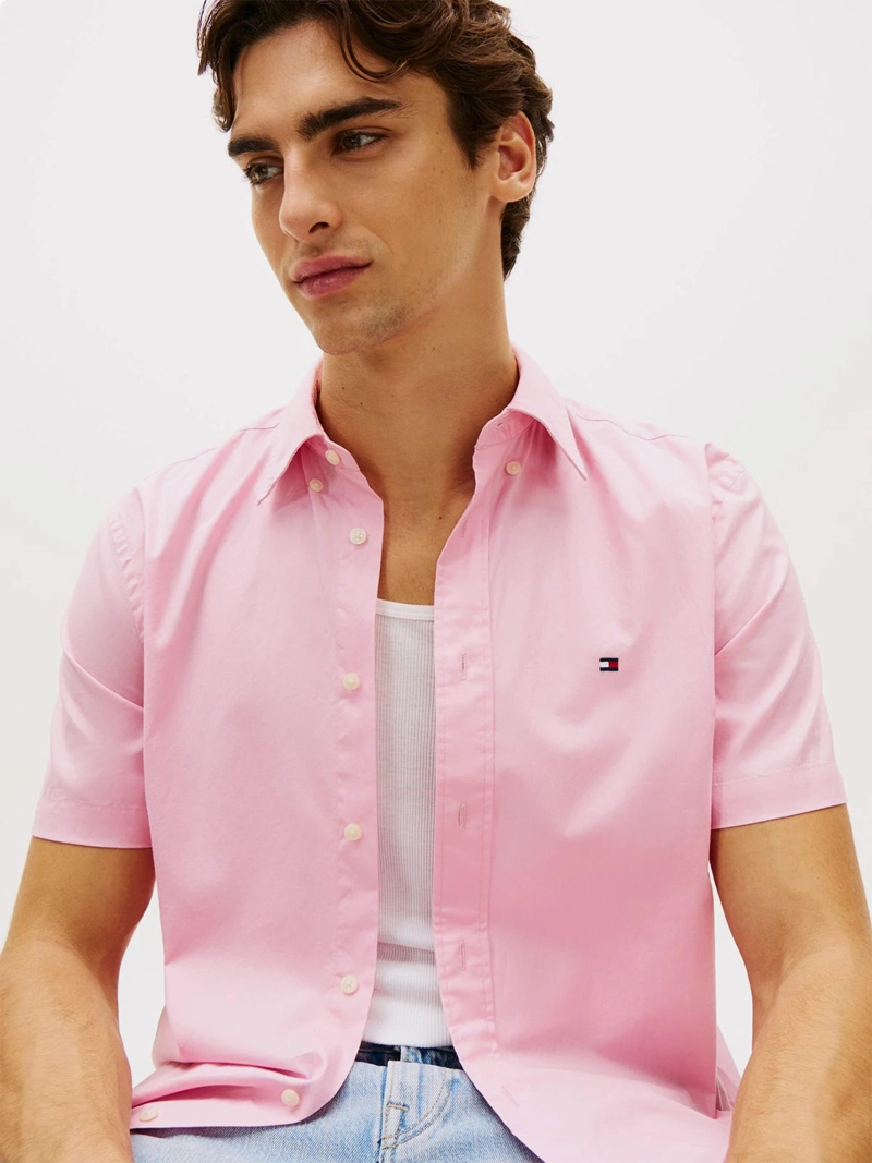 CAMISA HOMBRE TOMMY HILFIGER ALGODÓN MANGA CORTA - 2