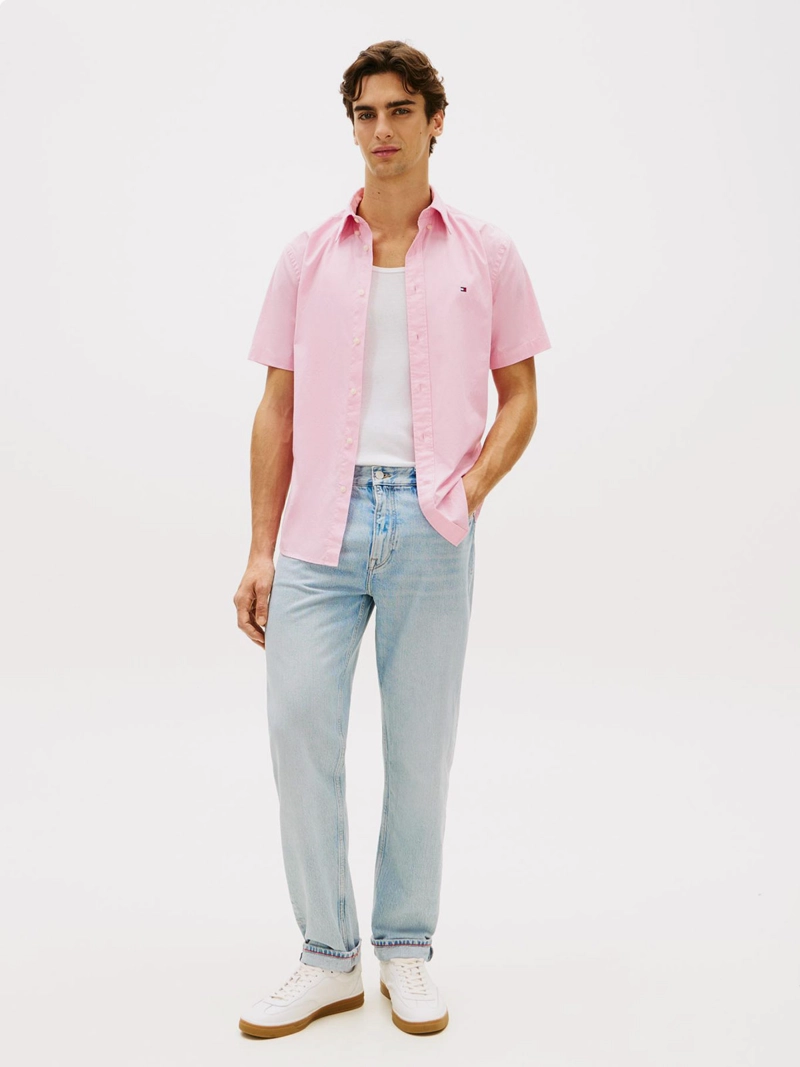 CAMISA HOMBRE TOMMY HILFIGER ALGODÓN MANGA CORTA - 3