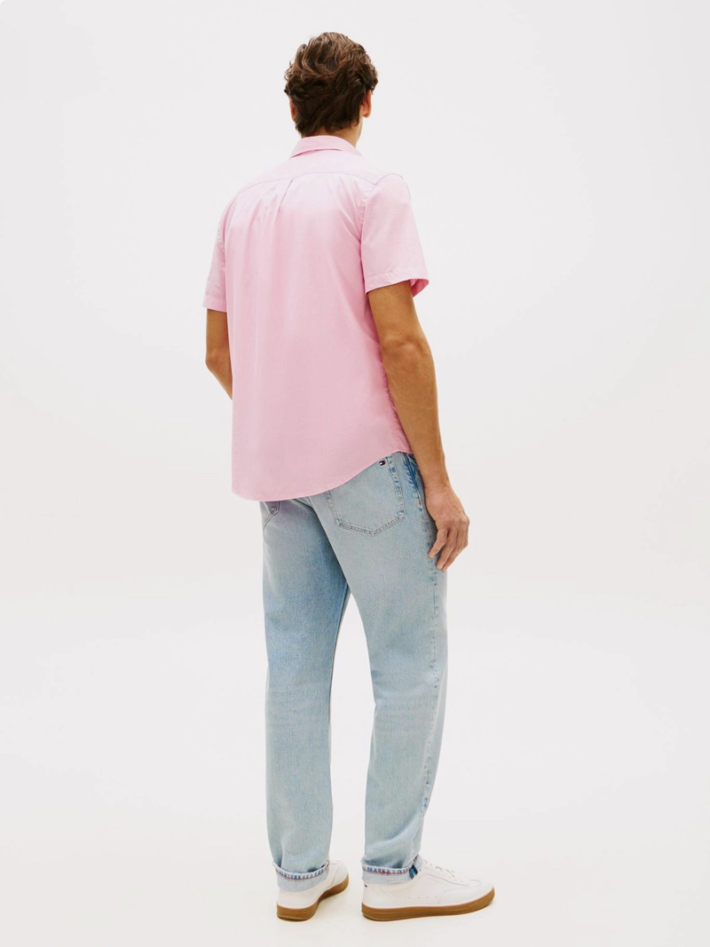 CAMISA HOMBRE TOMMY HILFIGER ALGODÓN MANGA CORTA - 4