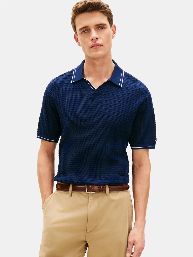 POLERA HOMBRE TOMMY HILFIGER ALGODÓN MANGA CORTA