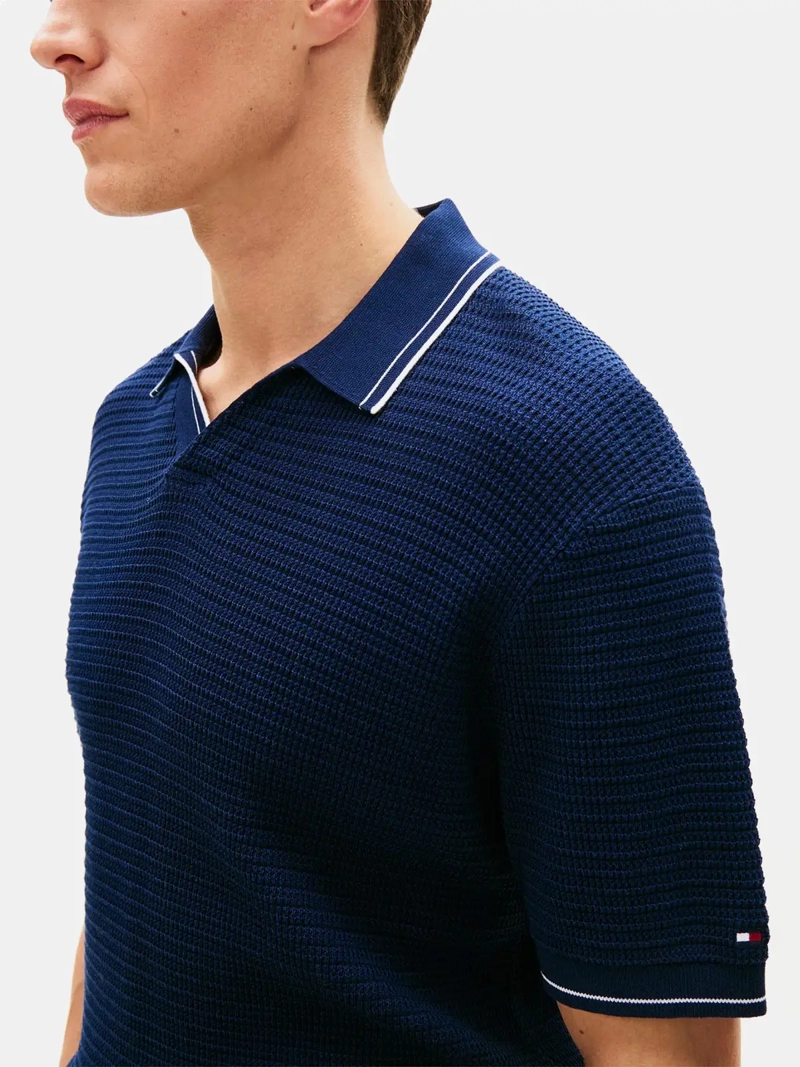 POLERA HOMBRE TOMMY HILFIGER ALGODÓN MANGA CORTA - 2