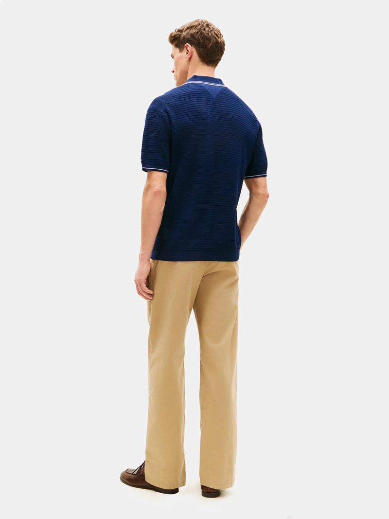 POLERA HOMBRE TOMMY HILFIGER ALGODÓN MANGA CORTA - 4