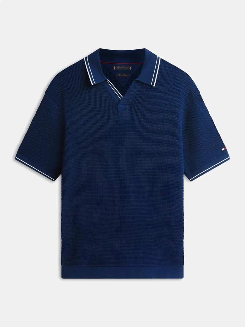 POLERA HOMBRE TOMMY HILFIGER ALGODÓN MANGA CORTA - 5