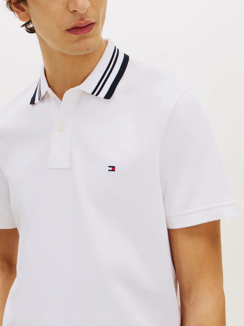 POLERA HOMBRE TOMMY HILFIGER ALGODÓN CUELLO POLO - 2
