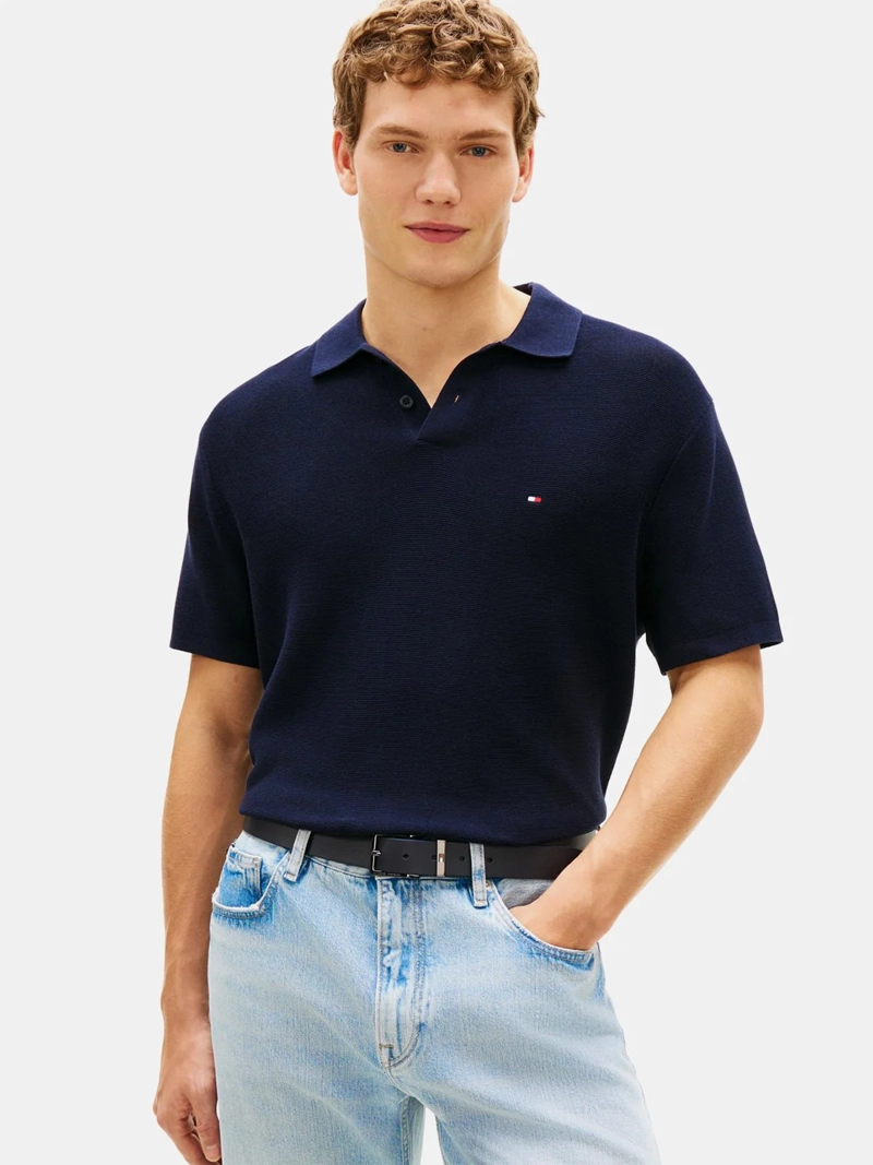 POLERA HOMBRE TOMMY HILFIGER ALGODÓN MANGA CORTA