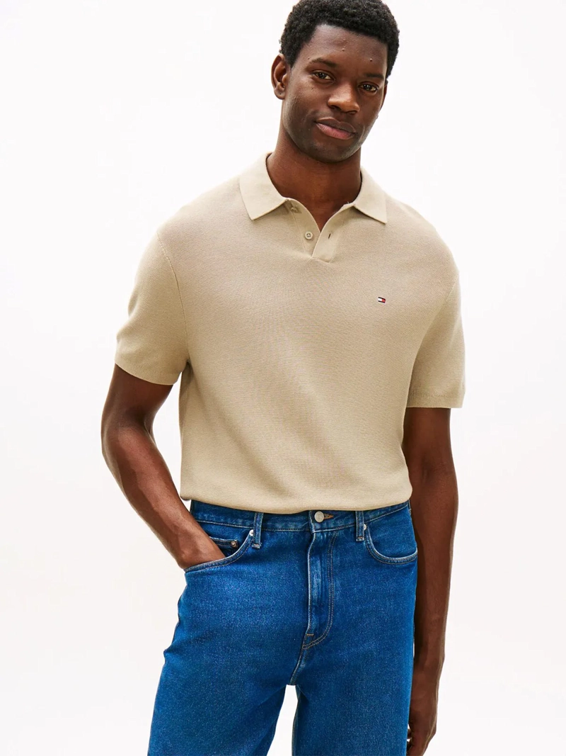 POLERA HOMBRE TOMMY HILFIGER ALGODÓN MANGA CORTA - 1