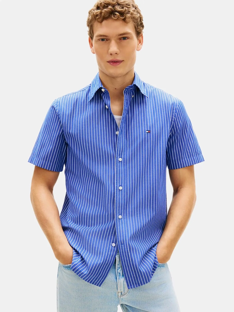 CAMISA HOMBRE TOMMY HILFIGER ALGODÓN MANGA CORTA - 1