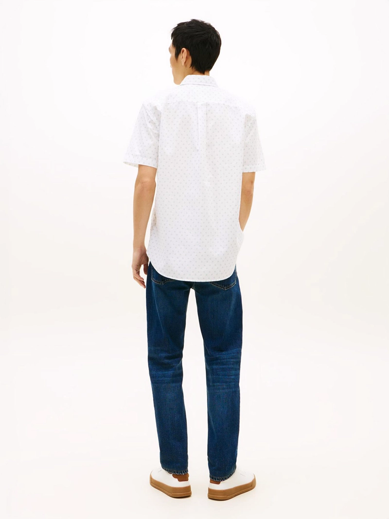CAMISA HOMBRE TOMMY HILFIGER ALGODÓN MANGA CORTA - 4