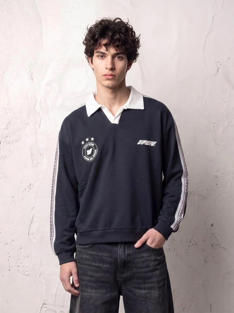 POLERÓN HOMBRE INDEX ALGODÓN BOXY FIT