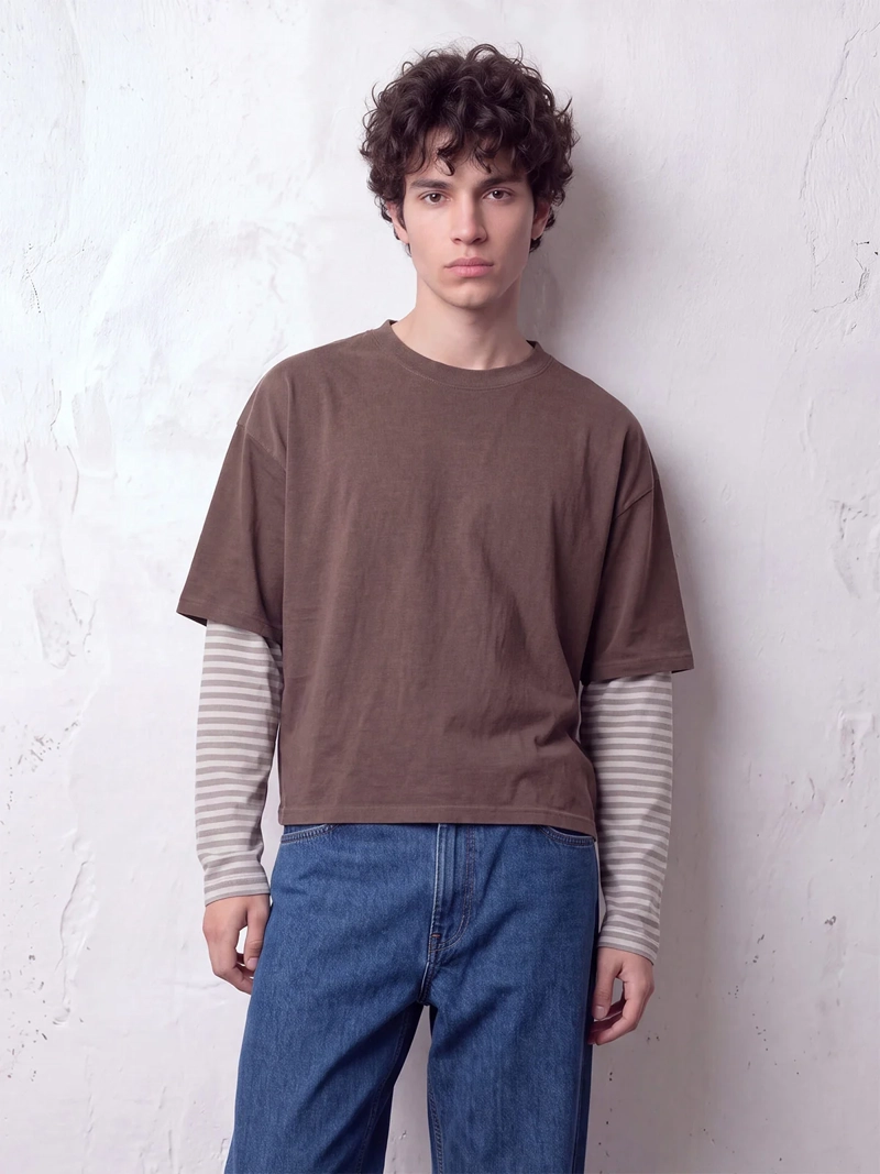POLERA HOMBRE INDEX ALGODÓN MANGA LARGA - 1