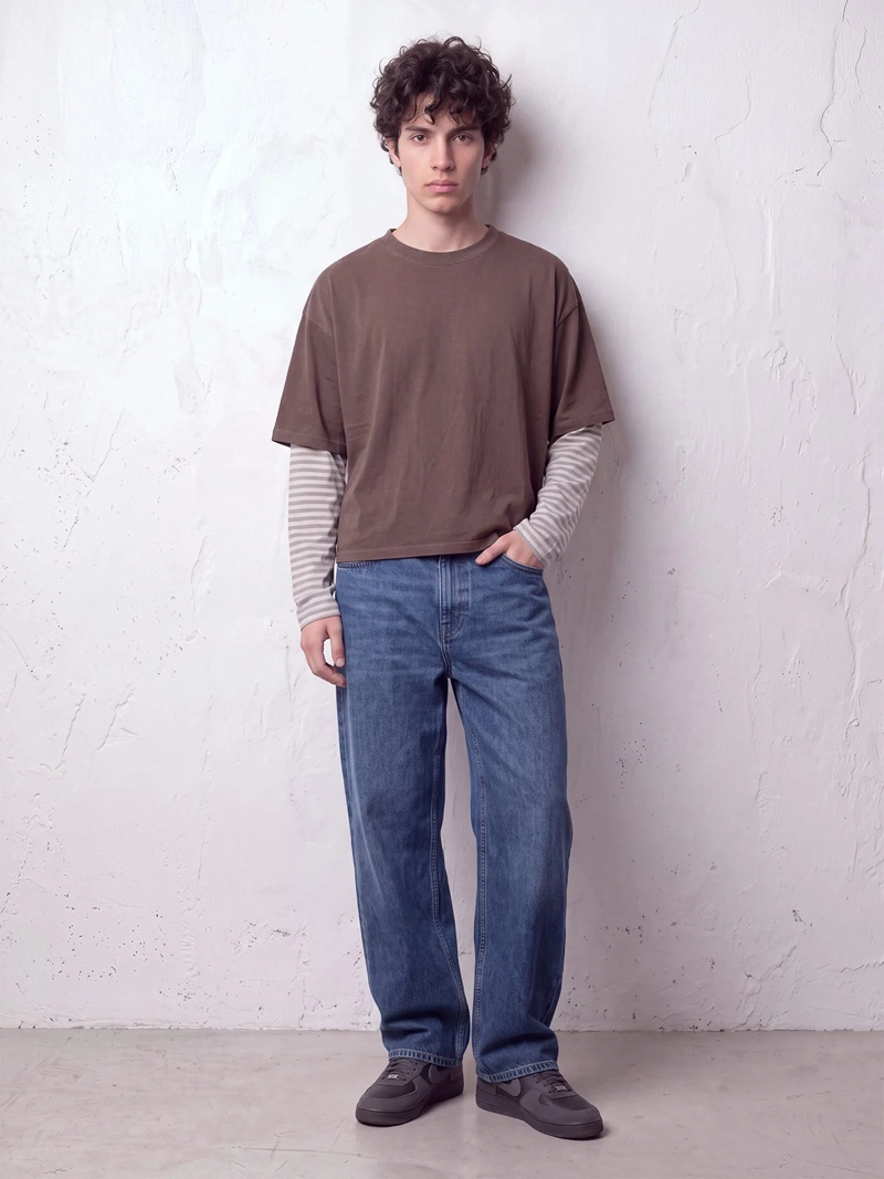 POLERA HOMBRE INDEX ALGODÓN MANGA LARGA - 4