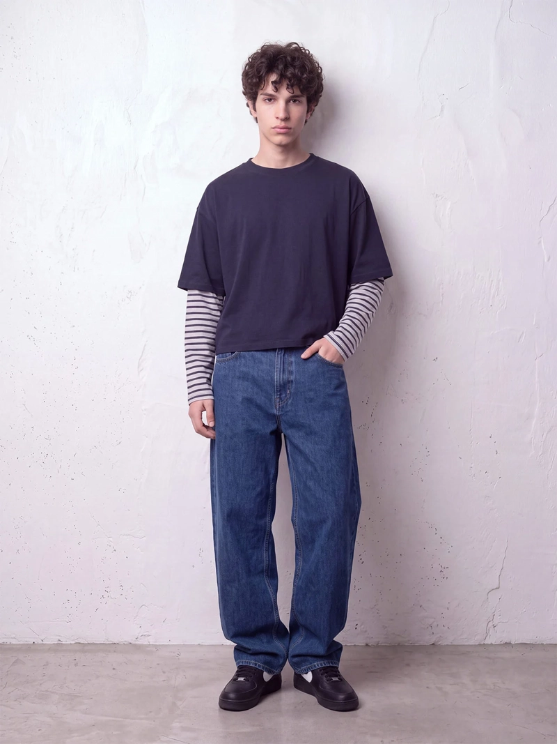 POLERA HOMBRE INDEX ALGODÓN BOXY FIT - 4