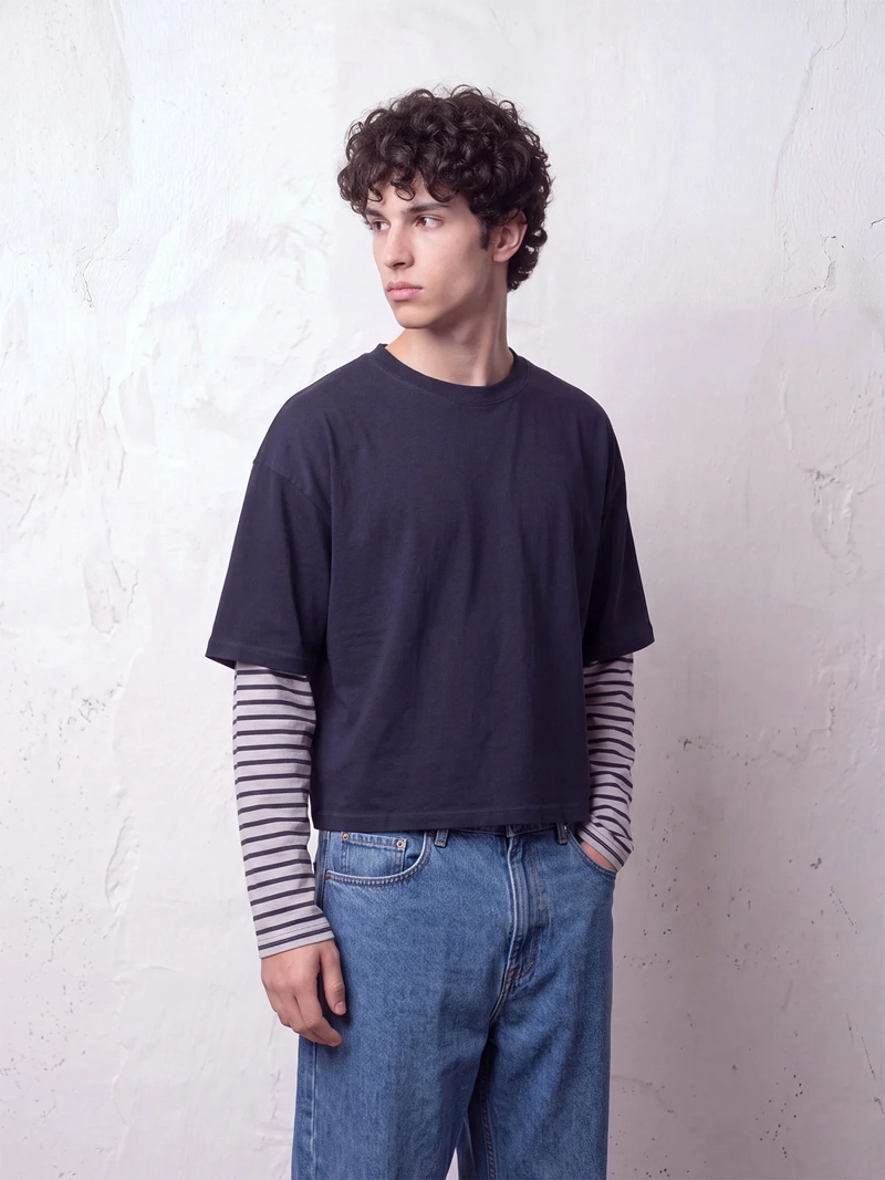 POLERA HOMBRE INDEX ALGODÓN BOXY FIT - 1