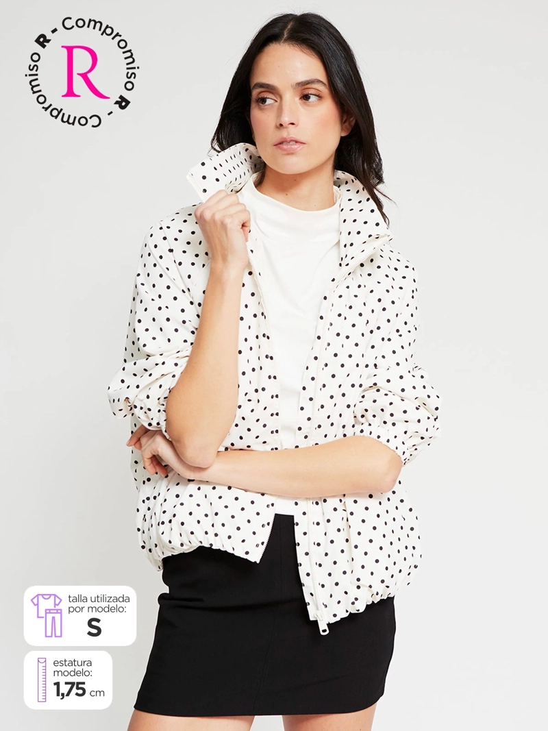CHAQUETA MUJER INDEX CORTAVIENTO PRINT - 1