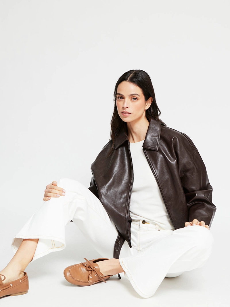 CHAQUETA MUJER INDEX BOMBER CINTURÓN - 5