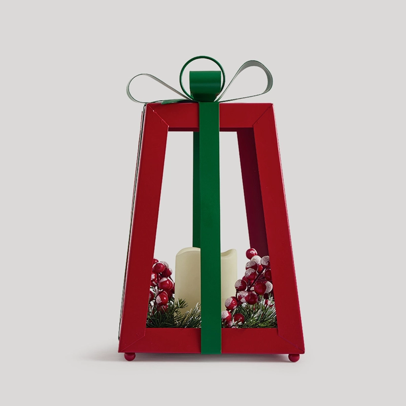 ADORNO NAVIDEÑO RIPLEY HOME TRADITIONAL XMAS FAROL REGALO - 2