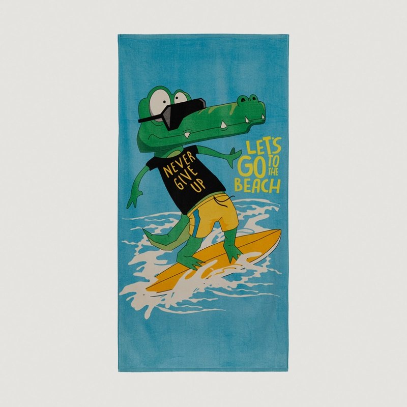 TOALLA DE PLAYA RIPLEY HOME VELOUR DINO SURF - 2
