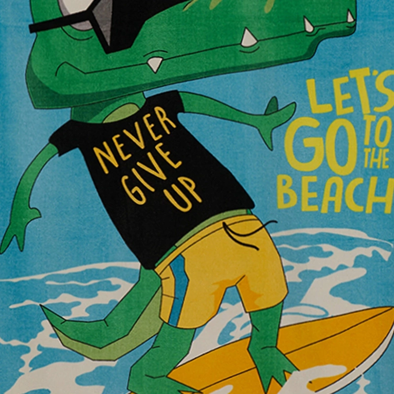 TOALLA DE PLAYA RIPLEY HOME VELOUR DINO SURF - 5