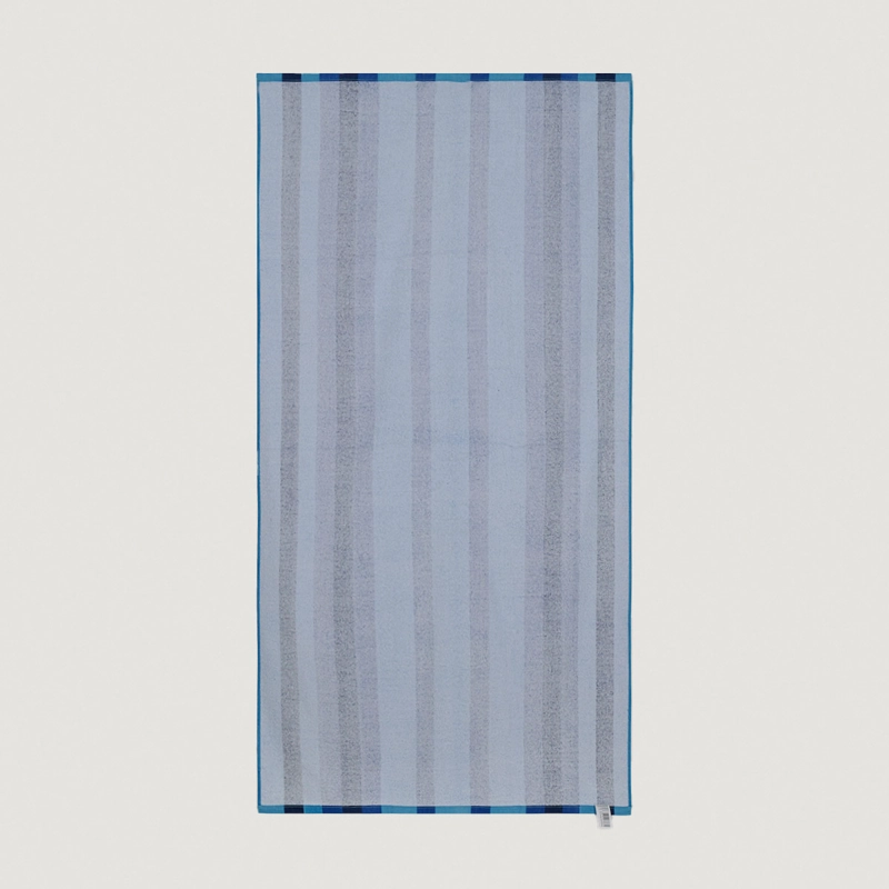 TOALLA DE PLAYA RIPLEY HOME VELOUR LINES AZUL - 3