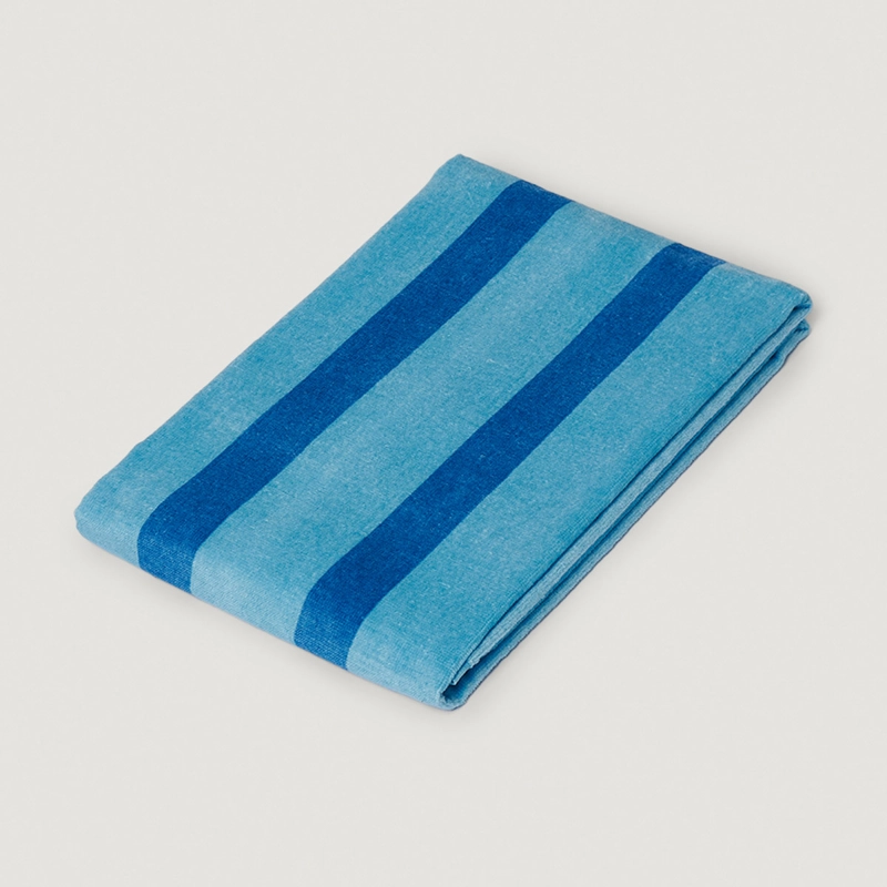 TOALLA DE PLAYA RIPLEY HOME VELOUR LINES AZUL - 4