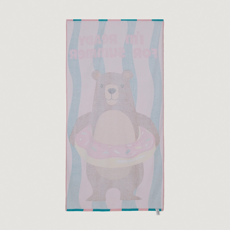 TOALLA DE PLAYA RIPLEY HOME VELOUR OSO - 3