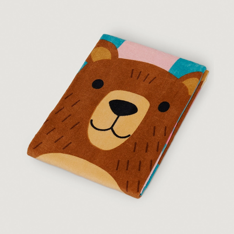 TOALLA DE PLAYA RIPLEY HOME VELOUR OSO - 4