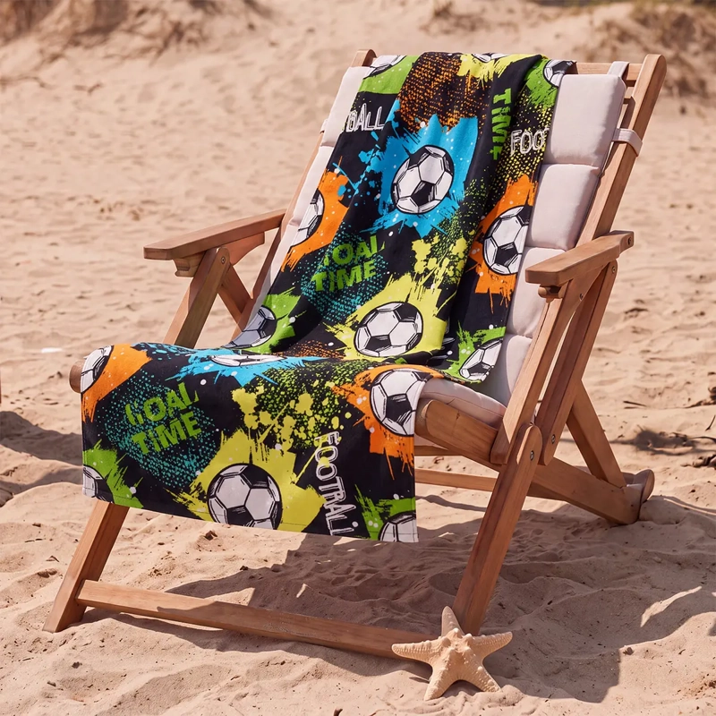TOALLA DE PLAYA RIPLEY HOME VELOUR PELOTAS